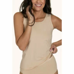 Lisca 2 Pack &apos;Aura&apos; Cotton Rich Vests For Female