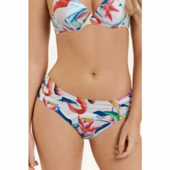 Lisca Floral &apos;Nice&apos; Mid-Rise Bikini Bottoms For Female
