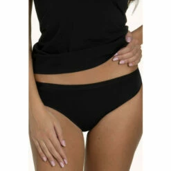 Lisca 2 Pack Cotton &apos;Aura&apos; Midi Knickers For Female