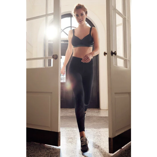 Lisca Black 'Powerful' Non-Wired Sports Bra For Female - Image 2