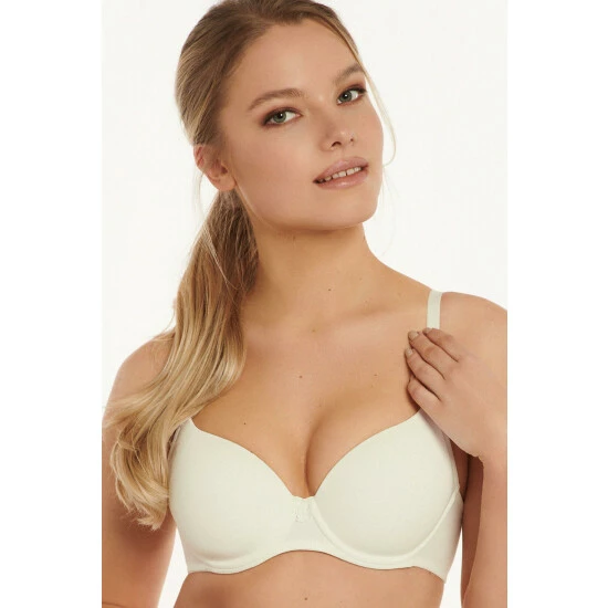 Lisca 'Ines' Cotton Underwired Moulded Foam Cup Bra For Female - Image 3