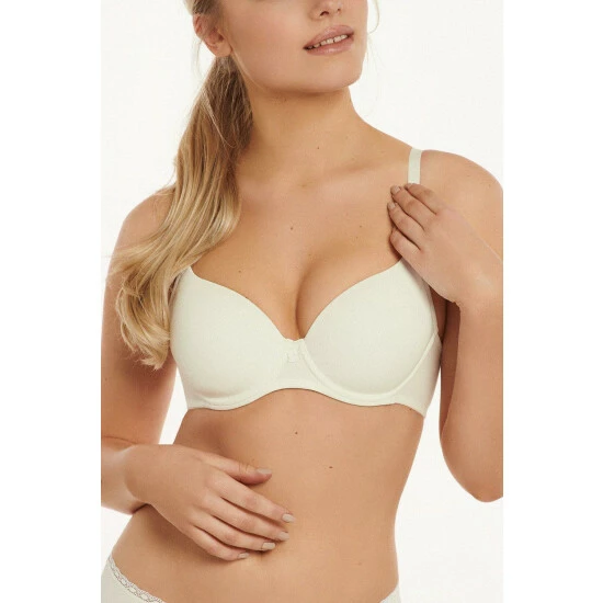 Lisca 'Ines' Cotton Underwired Moulded Foam Cup Bra For Female - Image 5