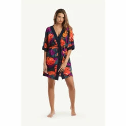 Lisca 'Tenerife' Front Tie Kaftan Cover Up For Female