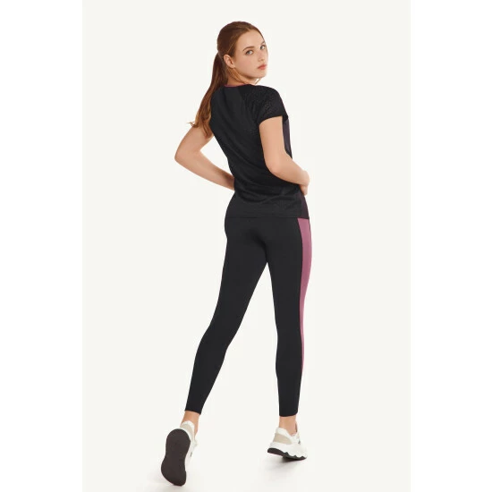 Lisca Black 'Playful' Highwaist Sports Leggings For Female - Image 6
