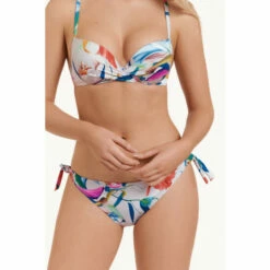 Lisca Floral 'Nice' Tie-Side Bikini Bottoms For Female