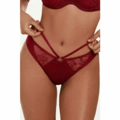 Lisca &apos;Ruby&apos; High Leg Bikini String Briefs For Female