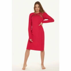 Lisca 'Evelyn' Long Sleeve Modal Nightdress For Female