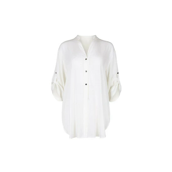 Lisca 'Panama' 3/4 Sleeve Button Up Blouse For Female - Image 3