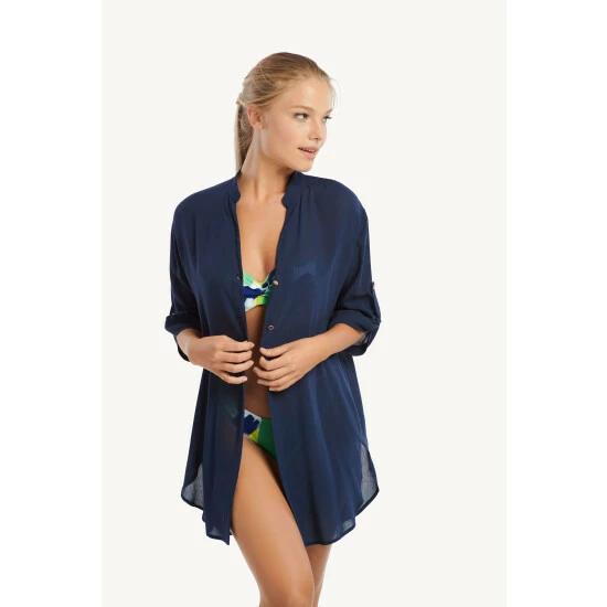 Lisca 'Panama' 3/4 Sleeve Button Up Blouse For Female - Image 5