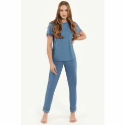 Lisca &apos;Helen&apos; Jersey Pyjama Set For Female