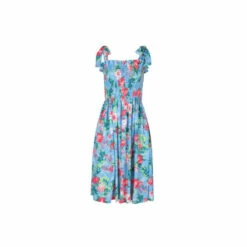 Lisca &apos;Manila&apos; Retro Print Ruched Sleeveless Dress For Female