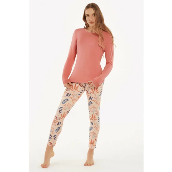 Lisca 'Mellow' Long Sleeve Cotton Rich Pyjama Set For Female - Image 5