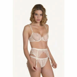 Lisca Lace &apos;Rose&apos; Suspender Belt For Female